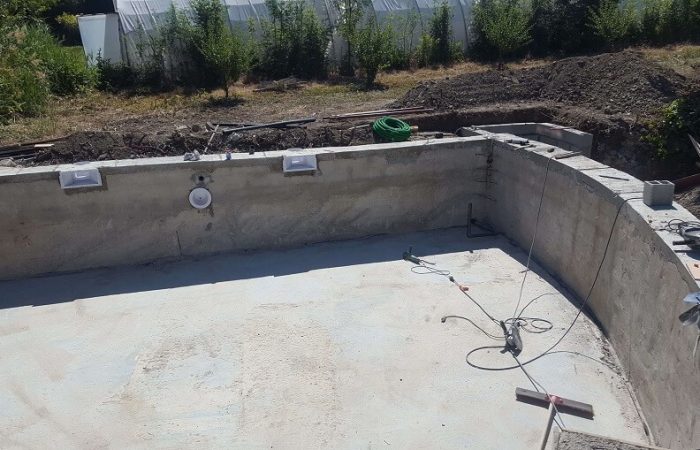 rénovation piscine création d'un bassin